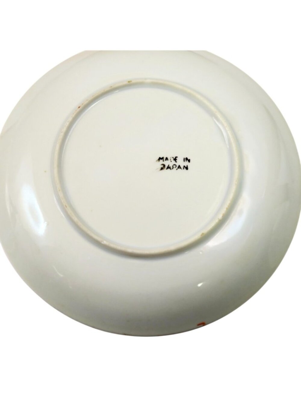 Scenic Luster Saucers (Set of 4) 1920s-40s Japan Hand-Painted Lake Scene - Picture 6 of 6